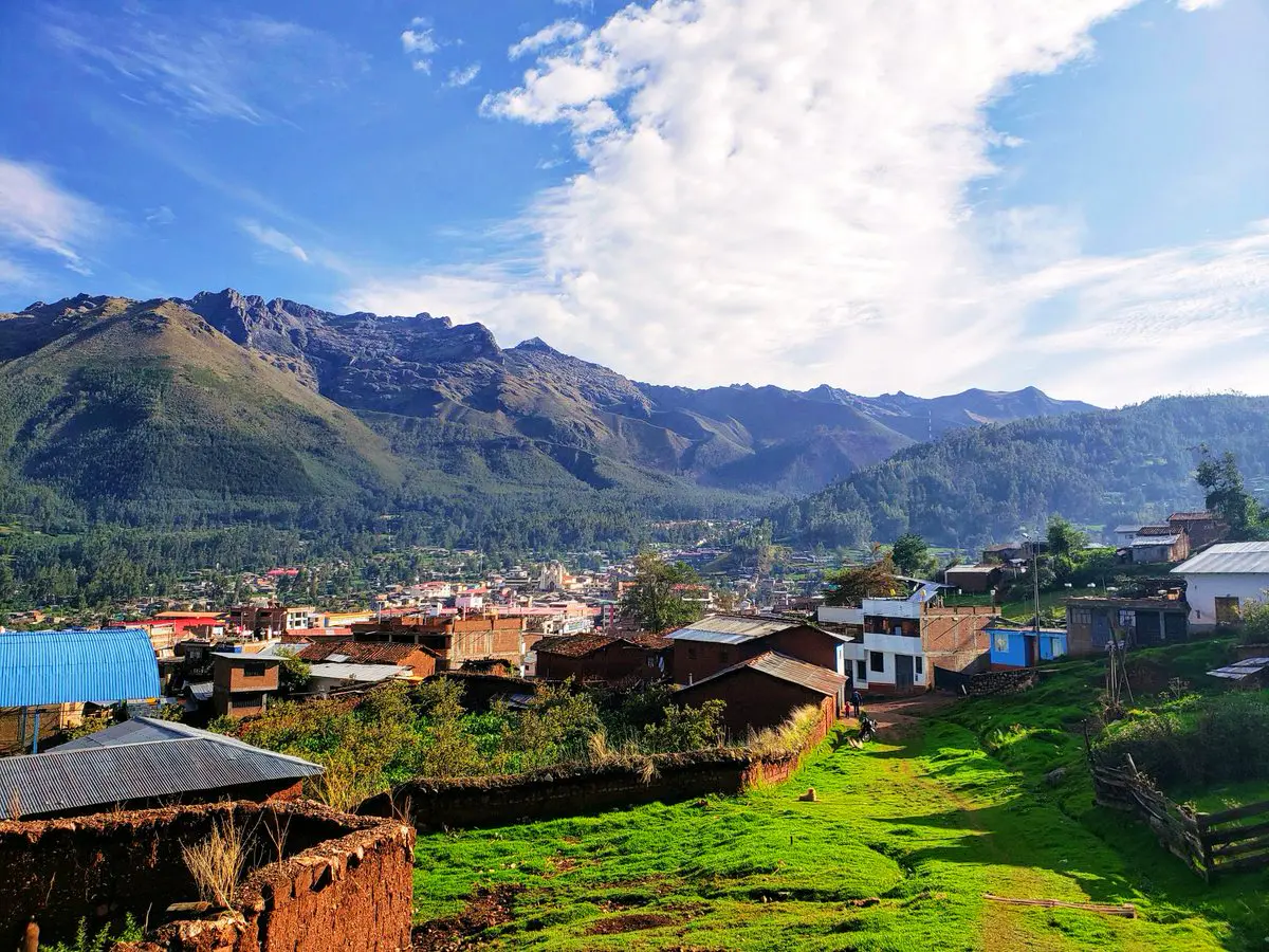 Vista del pueblo de Uripa